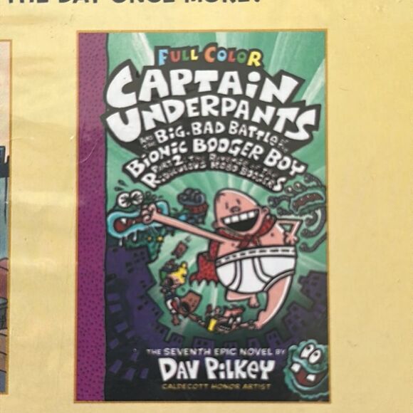 2 pk Dog Man Brawl of the wild and the big bad battle of the bionic booger - Picture 2 of 4